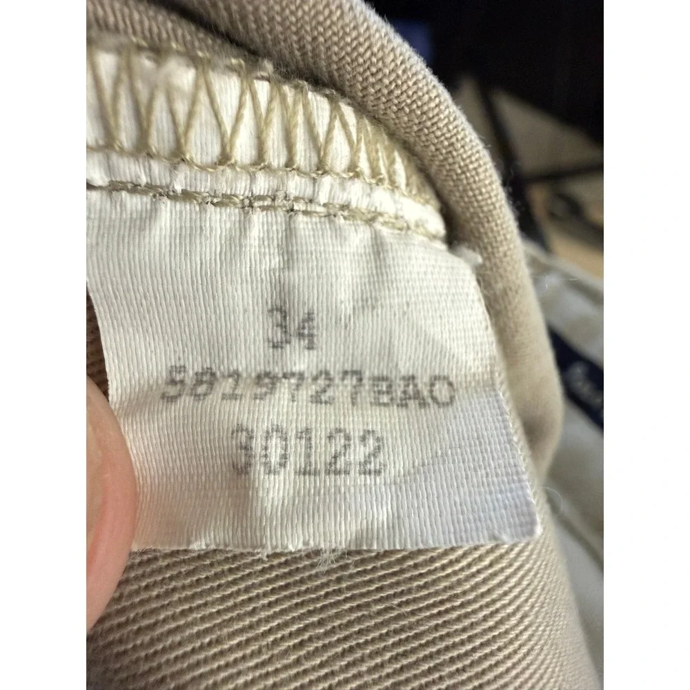 Polo Ralph Lauren Mens Pleated Chino Shorts Tan Khaki Cotton 34 6 Inch Inseam